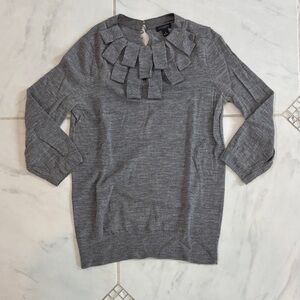 Ann Taylor Gray Crew Neck Sweater